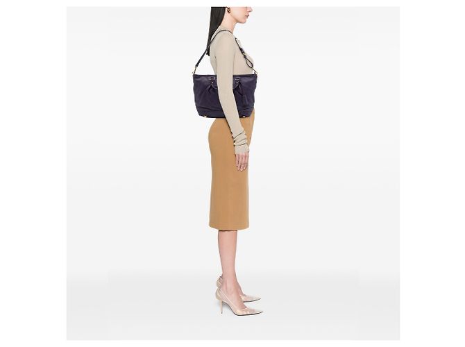 Louis Vuitton Purple Monogram Mahina Stellar PM Porpora - vista 6