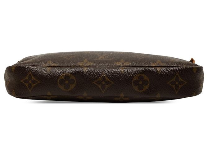 Louis Vuitton Brown Monogram Pochette Accessoires Marrom - vista 3