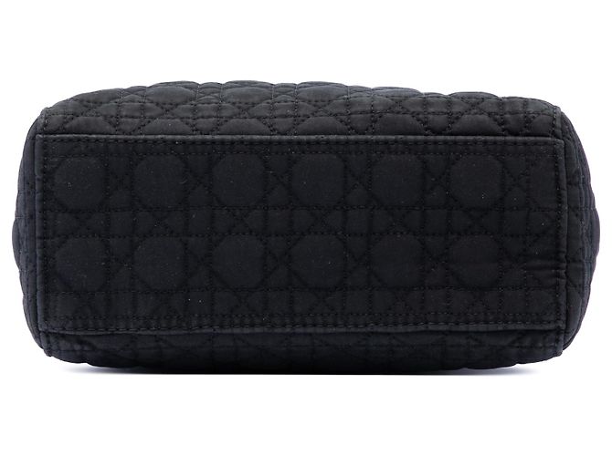 Autre Marque Dior Black Mini Nylon Microcannage Lady Dior Nero - vista 3