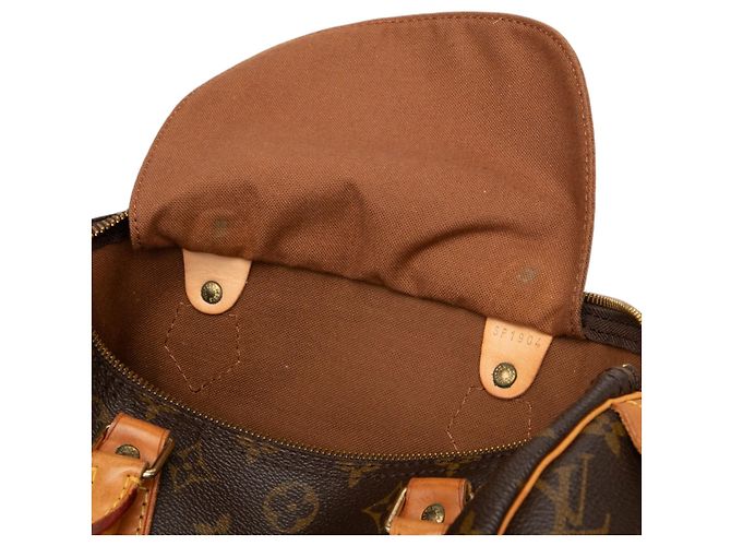 Louis Vuitton Brown Monogram Speedy 30 Marron - vue 5