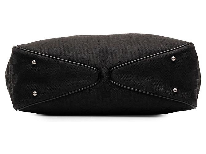 Borsa Tote Gucci in tela GG nera Nero - vista 3