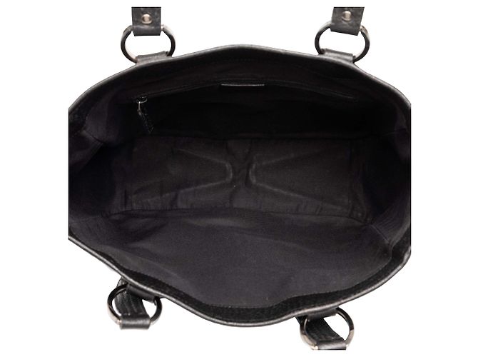 Borsa Tote Gucci in tela GG nera Nero - vista 4