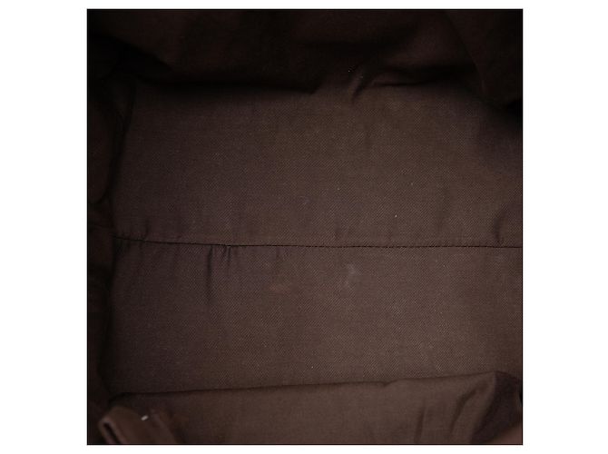Tote Gucci in tela GG beige con banda Web - vista 4