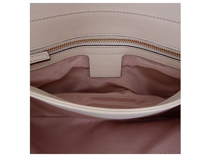 Gucci Borsa a Tracolla Arli Piccola in Pelle Bianca Bianco - vista 4