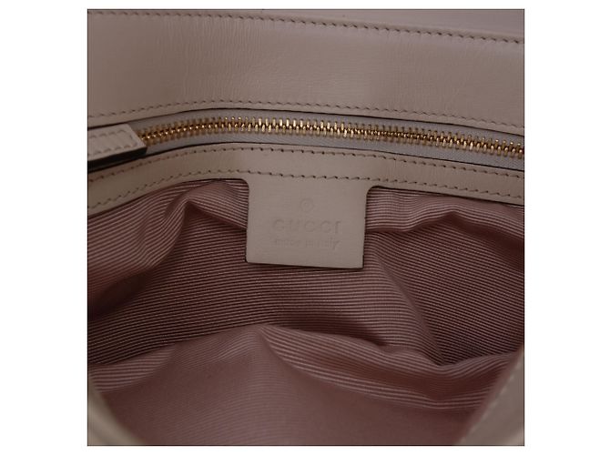 Gucci Borsa a Tracolla Arli Piccola in Pelle Bianca Bianco - vista 5
