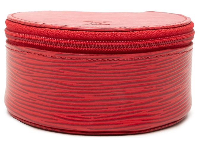 Louis Vuitton Red Epi Ecrin Bijoux Travel Jewelry Case Roja - vista 3