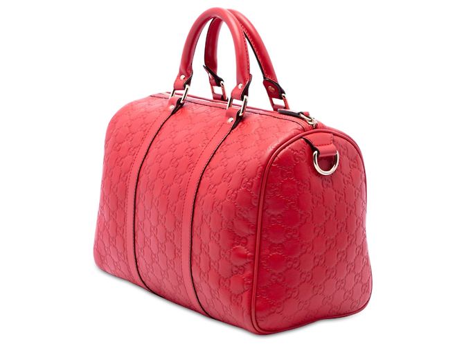 Bolsa Boston Gucci Red Medium Guccissima Joy Vermelho - vista 2