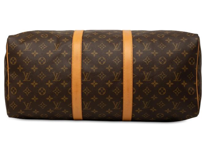 Louis Vuitton Brown Monogram Keepall 50 Castaño - vista 3