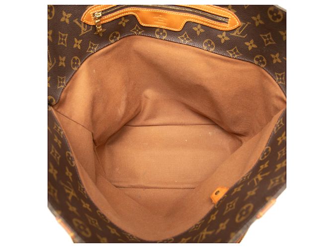 Louis Vuitton Brown Monogram Sac Shopping Marrom - vista 4