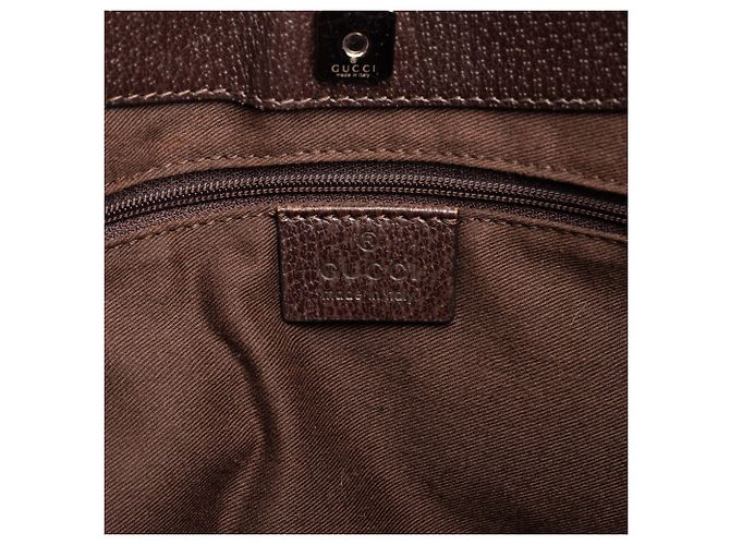 Tote Gucci in tela GG beige - vista 5