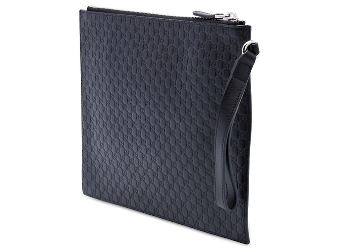 Clutch Gucci Black Microguccissima Nero - vista 2