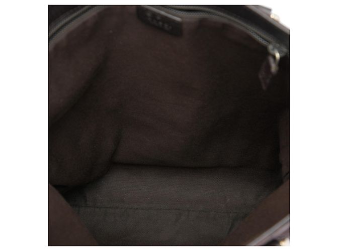 Bolso Tote Gucci de nailon GG marrón Castaño Marrón oscuro - vista 4