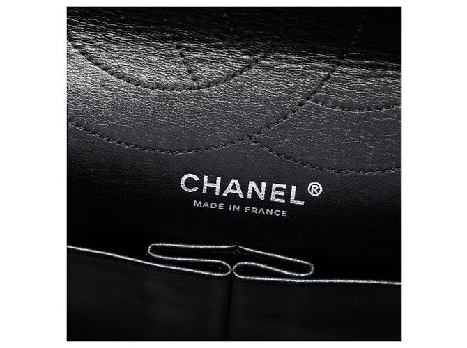 Chanel Black Quilted Aged Calfskin Reissue 2.55 Double Flap 227 Nero - vista 5