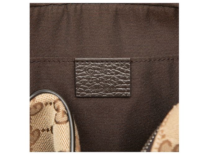 Gucci Gürteltasche aus beigem GG Canvas - Ansicht 5