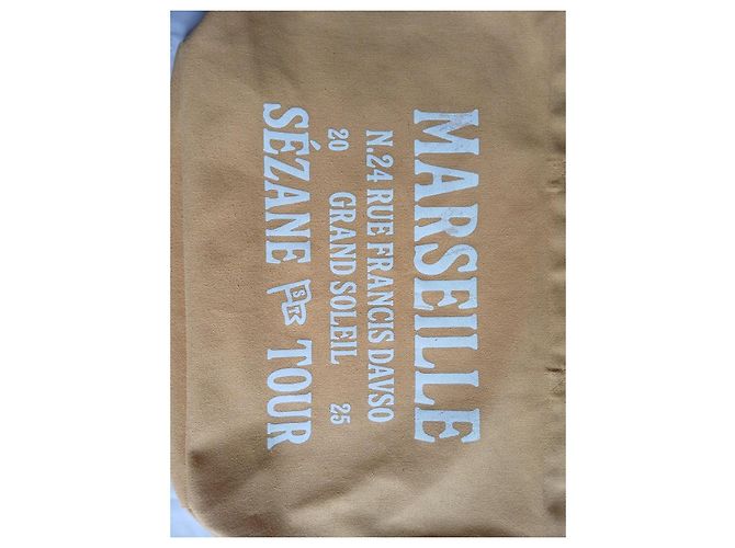 Sézane Borsa Tote Marseille Giallo - vista 2