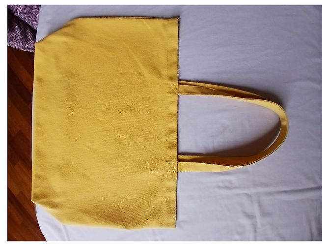 Sézane Borsa Tote Marseille Giallo - vista 3