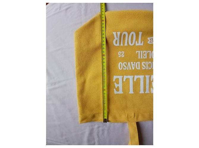 Sézane Borsa Tote Marseille Giallo - vista 7
