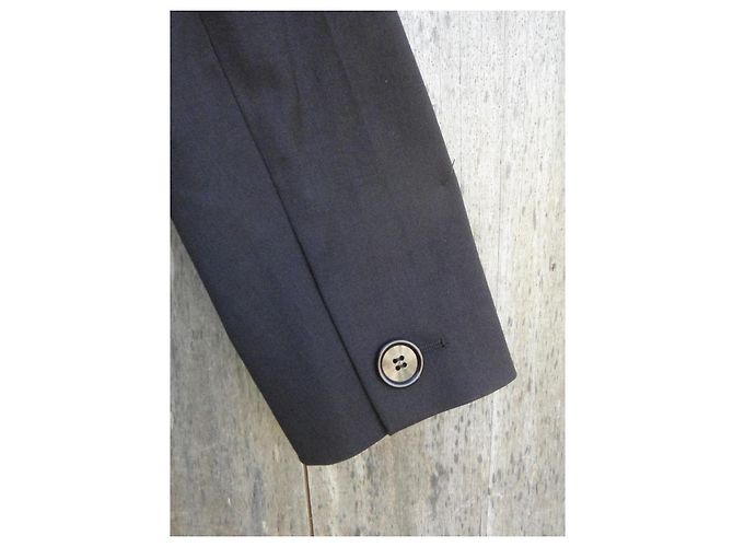 Miu Miu Black Wool-Blend Blazer Jacket - view 8