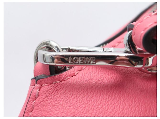 NUOVA BORSA LOEWE ANIMALS ELEPHANT SMALL PELLE ROSA TRACOLLA - vista 10