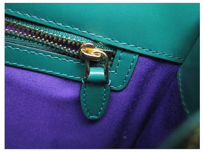BORSA A MANO BULGARI SERPENTI FOREVER MM IN PELLE VERDE BORSA A TRACCOLLA - vista 10