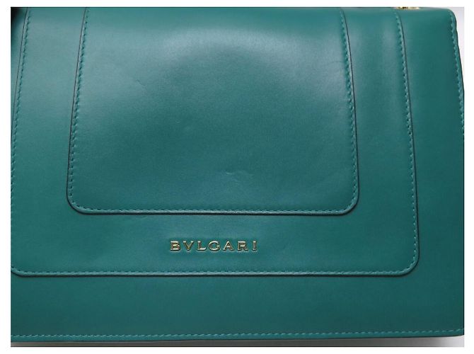 BORSA A MANO BULGARI SERPENTI FOREVER MM IN PELLE VERDE BORSA A TRACCOLLA - vista 16