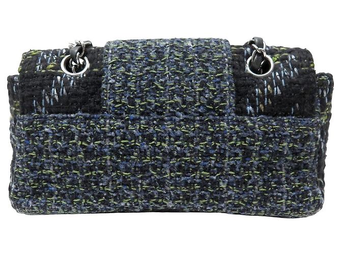 BORSA A MANO CHANEL TIMELESS SIMPLE RABAT LOGO CC IN TWEED BORSA A TRACCOLLA Multicolore - vista 2