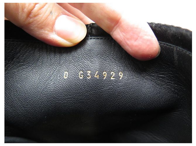 STIVILETTI CHANEL G34929 CATENA LOGO CC 41 CANGIUME NERO CON TACCO - vista 11