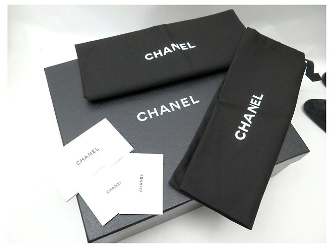 STIVILETTI CHANEL G34929 CATENA LOGO CC 41 CANGIUME NERO CON TACCO - vista 12