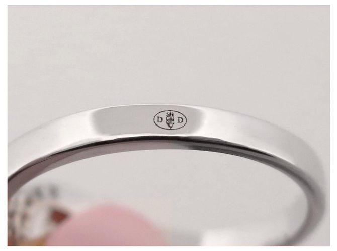 NEU DINH VAN MENOTTES R8 RING 18K WEISSGOLD 2.9GR 15 DIAMANTEN T53 RING Silber - Ansicht 11