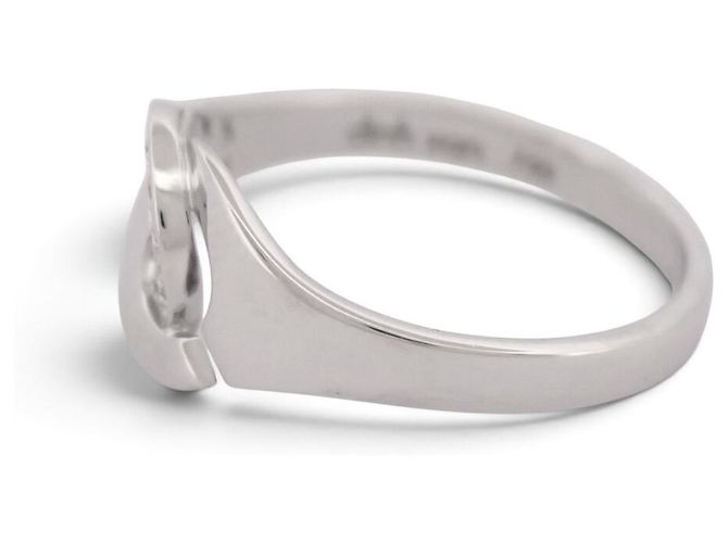 NEU DINH VAN MENOTTES R8 RING 18K WEISSGOLD 2.9GR 15 DIAMANTEN T53 RING Silber - Ansicht 3