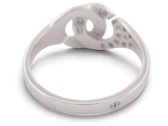 NEU DINH VAN MENOTTES R8 RING 18K WEISSGOLD 2.9GR 15 DIAMANTEN T53 RING Silber - Ansicht 4