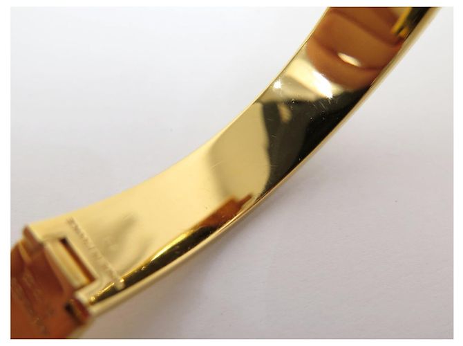 Hermès BRACELET HERMES CLIC H LE CHAT CARRE H700004FVF2GM EMAIL 17 CM STRAP BANGLE Mehrfarben - Ansicht 12