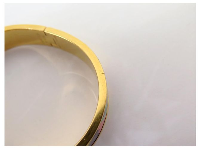 Hermès BRACELET HERMES CLIC H LE CHAT CARRE H700004FVF2GM EMAIL 17 CM STRAP BANGLE Mehrfarben - Ansicht 13
