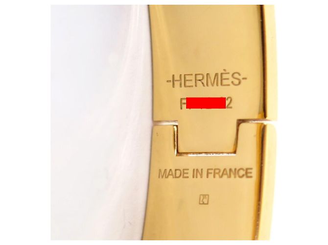 Hermès BRACELET HERMES CLIC H LE CHAT CARRE H700004FVF2GM EMAIL 17 CM STRAP BANGLE Mehrfarben - Ansicht 5