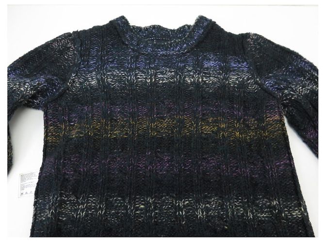 JERSEY CHANEL P4210K03228 CUELLO REDONDO PLACA ESMALTADA LOGO CC M 38 EN CACHMIRE Multicolor - vista 4