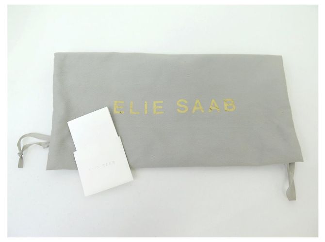 BORSA A MANO ELIE SAAB MINAUDIERE CHAIN CAGE POUCH BORSA A TRACCOLLA POUCH BAG Nero - vista 11