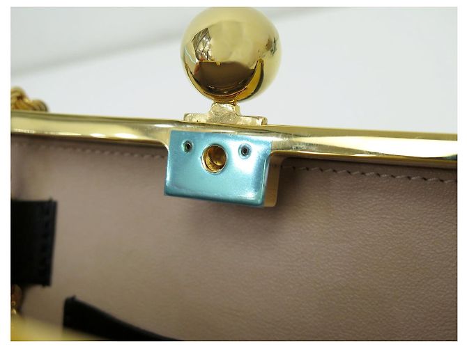 BORSA A MANO ELIE SAAB MINAUDIERE CHAIN CAGE POUCH BORSA A TRACCOLLA POUCH BAG Nero - vista 9