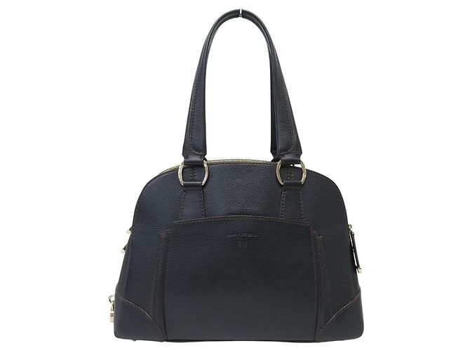 NUOVA BORSA A MANO LANCEL ADJANI GM PELLE GRANULATA NERA Nero - vista 2