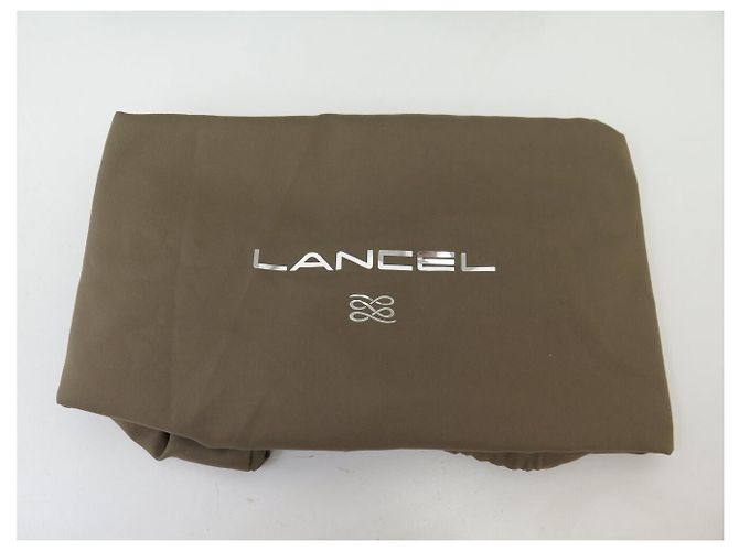 NUOVA BORSA A MANO LANCEL ADJANI GM PELLE GRANULATA NERA Nero - vista 21