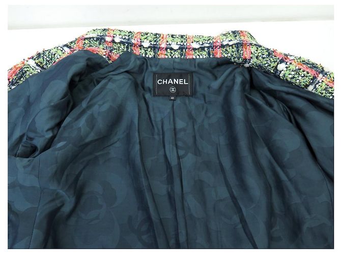 NEUE CHANEL JACKE P62638V CROISIERE COCO EXPRESS 2020 M 40 TWEED JACKET Mehrfarben - Ansicht 4