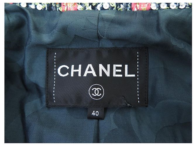 NEUE CHANEL JACKE P62638V CROISIERE COCO EXPRESS 2020 M 40 TWEED JACKET Mehrfarben - Ansicht 5