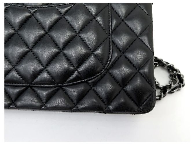 BOLSO DE MANO CHANEL TIMELESS CLASSIQUE MEDIUM A01112 DE CUERO ACOLCHADO Negro - vista 15
