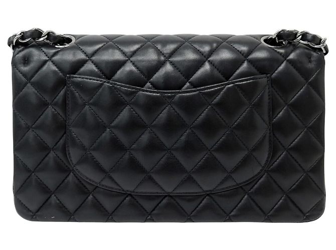 BOLSO DE MANO CHANEL TIMELESS CLASSIQUE MEDIUM A01112 DE CUERO ACOLCHADO Negro - vista 2