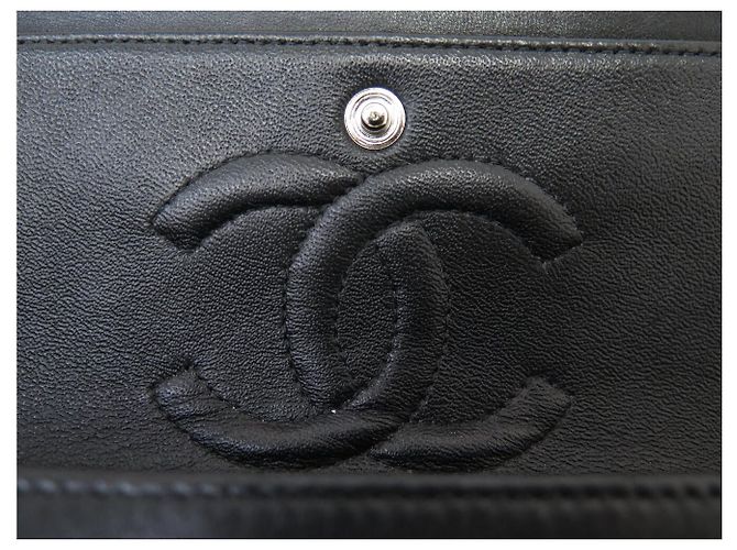 BOLSO DE MANO CHANEL TIMELESS CLASSIQUE MEDIUM A01112 DE CUERO ACOLCHADO Negro - vista 7
