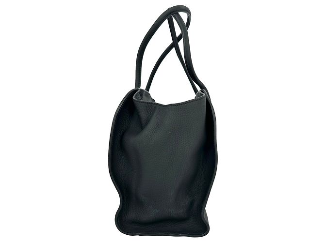 Borsa Tote The Row Marlo 12 in pelle nera Nero - vista 2