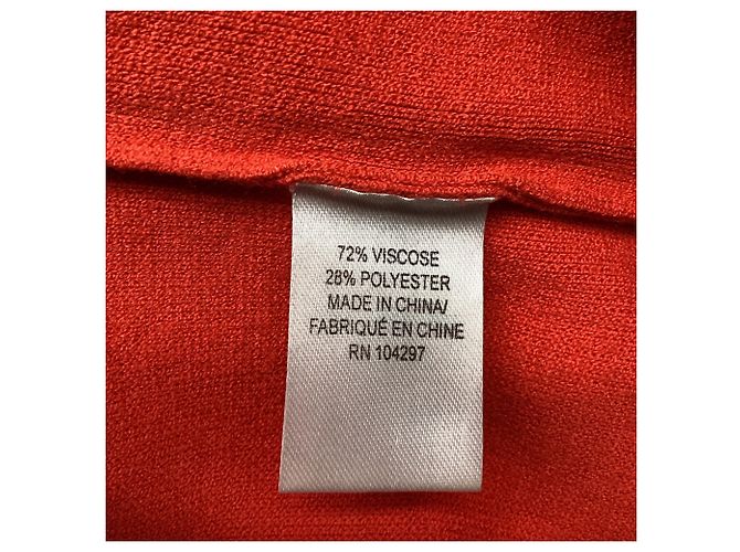 Milly Strick-Tanktop mit Stehkragen aus roter Viskose - Ansicht 6