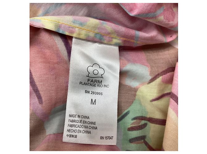 Abito midi Fruit Salad Farm Rio in cotone multicolore - vista 6