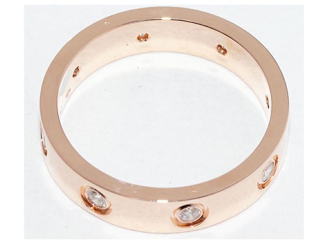 Cartier LOVE Au750 Ring Größe 10 Pink - Ansicht 4