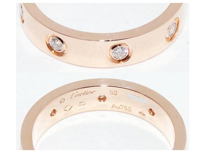 Cartier LOVE Au750 Ring Größe 10 Pink - Ansicht 5