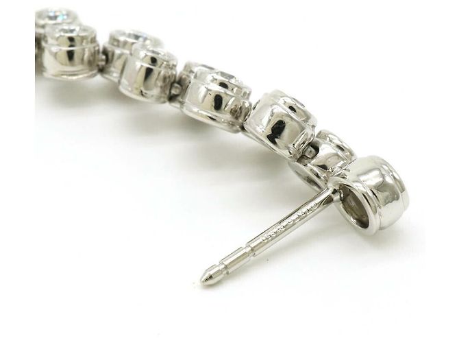 Tiffany & Co Pendientes Tiffany&Co. Bubble Pt950 Diamond Plata - vista 6